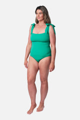 UNE PIECE-Classic Square Neck GREEN