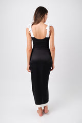 UNE PIECE-Classic Square Neck MONOCHROME TEXTURE