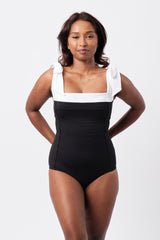 UNE PIECE-Classic Square Neck MONOCHROME TEXTURE