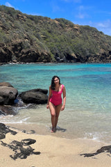 UNE PIECE-Classic Square Neck PINK