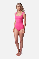 UNE PIECE-Classic Square Neck PINK