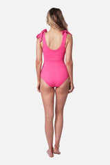 UNE PIECE-Classic Square Neck PINK