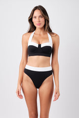 UNE PIECE-Original Bustier Balconette Bikini Bralette MONOCHROME TEXTURE