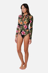 UNE PIECE-Original Sexie Rashie CRESCENT BLOOMS