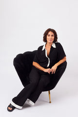 UNE PIECE-Palazzo Pants MONOCHROME