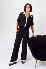 UNE PIECE-Palazzo Pants MONOCHROME