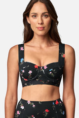UNE PIECE-Original Bustier Balconette Bikini Bralette HAWTHORN BLACK