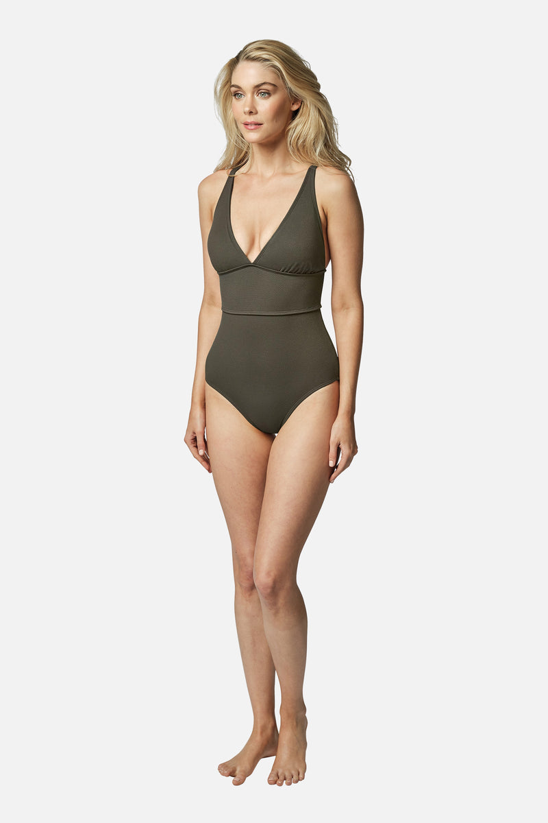 UNE PIECE-Classic One Piece KHAKI TEXTURE