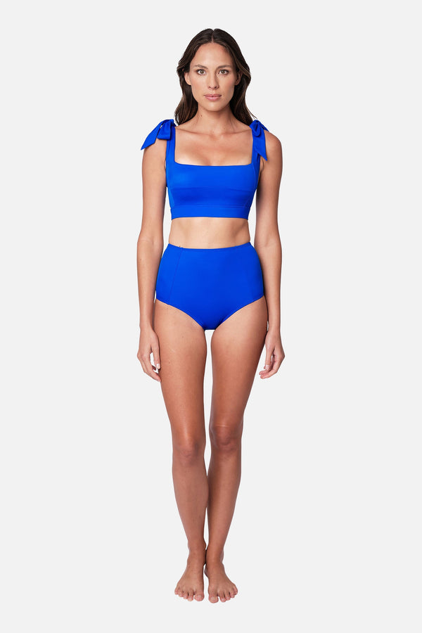 UNE PIECE-Classic Square Neck Bikini Bralette COBALT BLUE