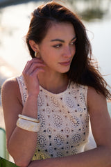 UNE PIECE-Croissant Clip-On Hoops