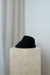 Madagascan Raffia Visor BLACK