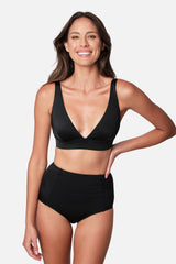 UNE PIECE-Never Say Never Bikini Bralette (DD-F Cup) BLACK