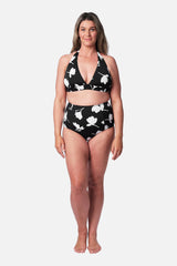 UNE PIECE-Never Say Never Bikini Bralette (DD-F Cup) MAGNOLIA SILHOUETTE BLACK