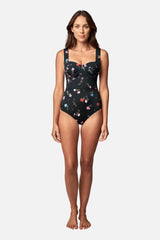 UNE PIECE-Original Bustier Balconette One Piece HAWTHORN BLACK