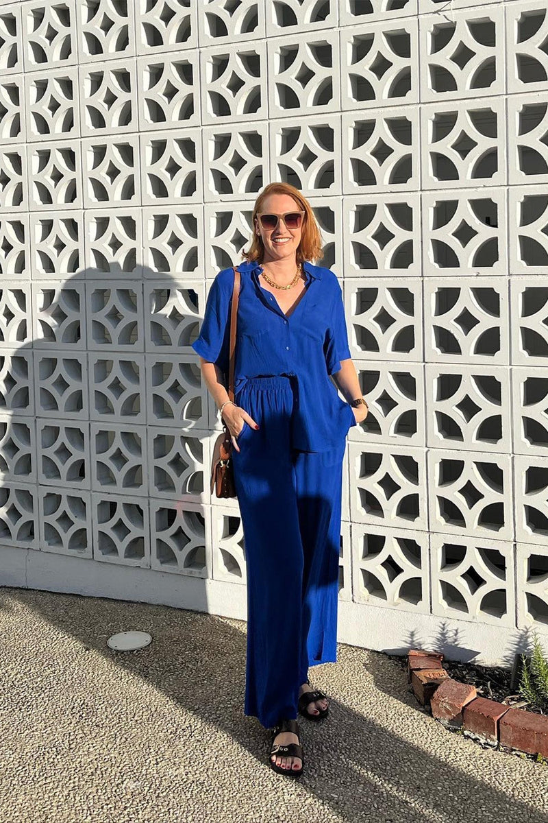 UNE PIECE-Palazzo Pants COBALT BLUE