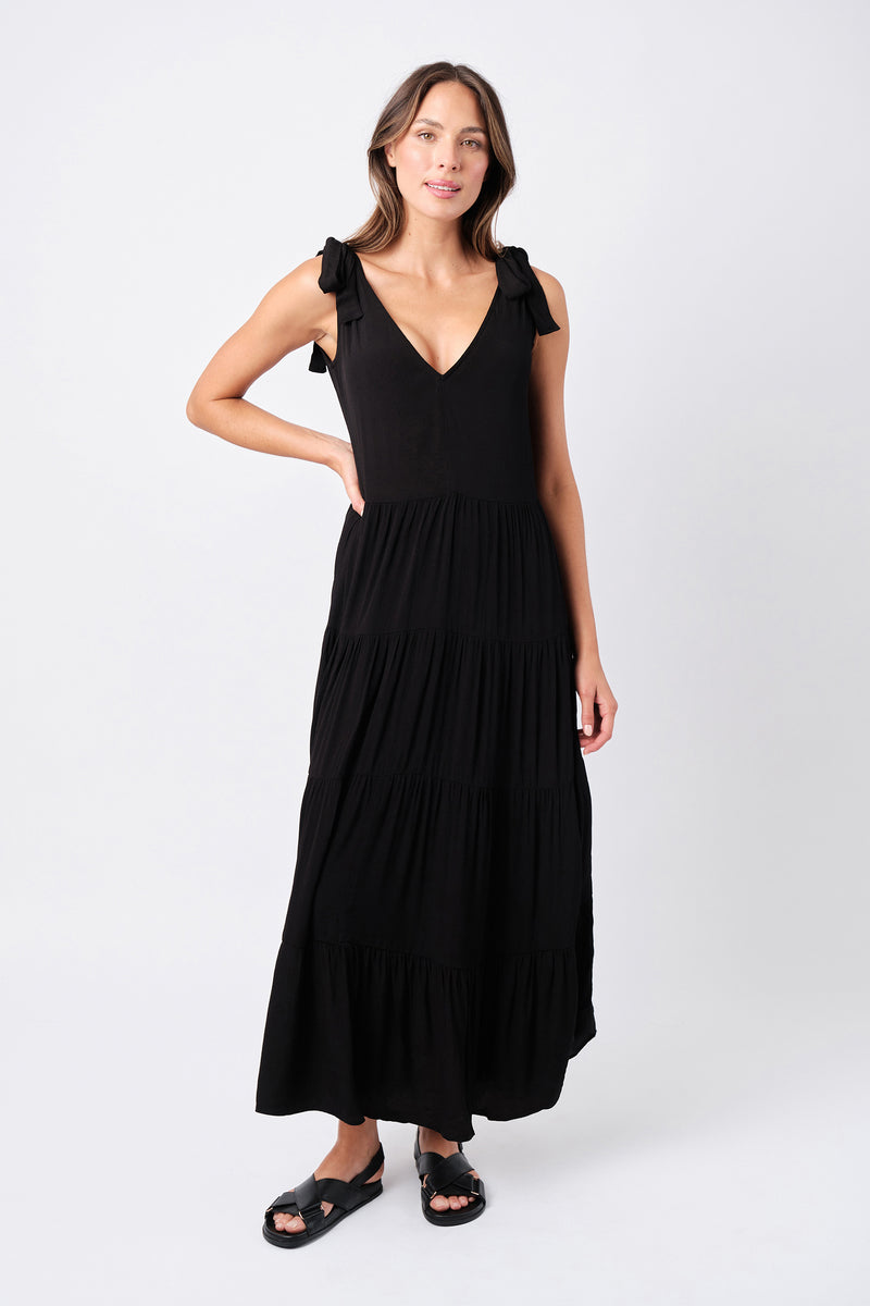 UNE PIECE-Swing Maxi Dress BLACK