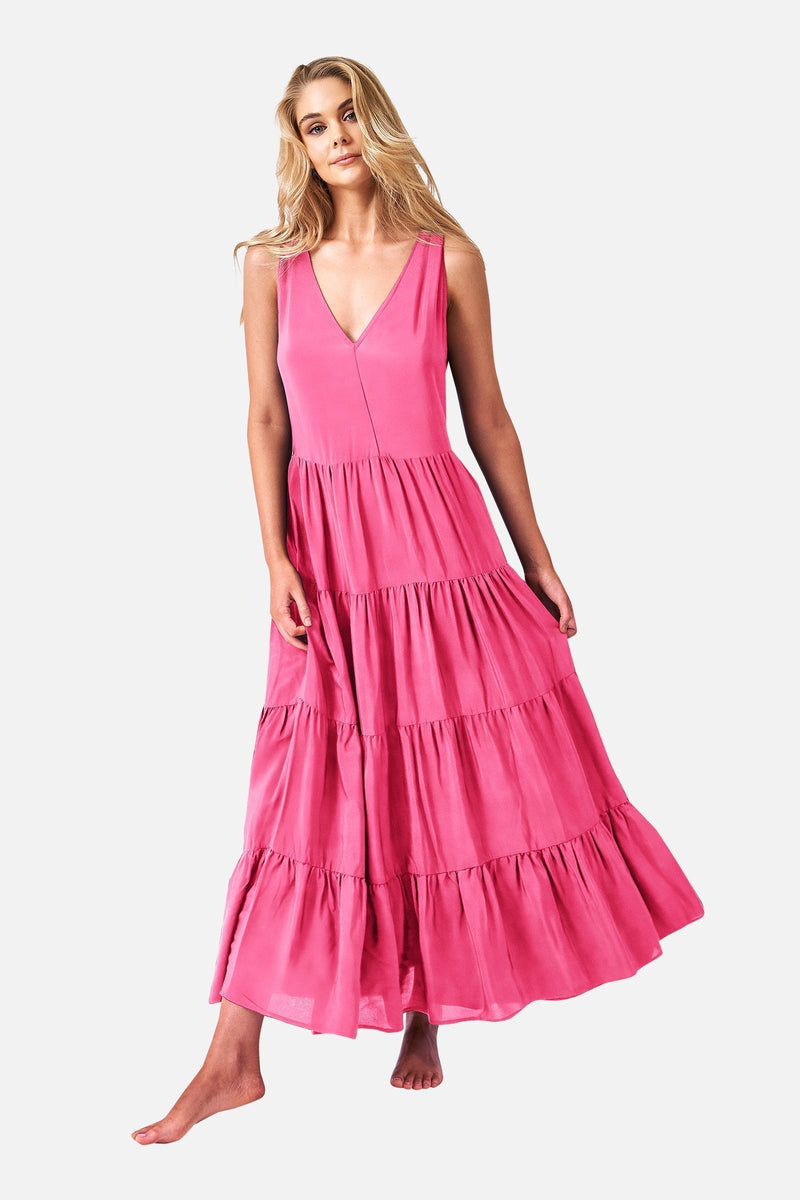 UNE PIECE-Swing Maxi Dress PINK