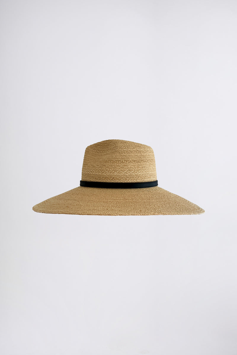 UNE PIECE US-Madagascan Raffia Wide Brim Hat NATURAL