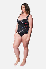 UNE PIECE-Original Bustier Balconette One Piece HAWTHORN BLACK